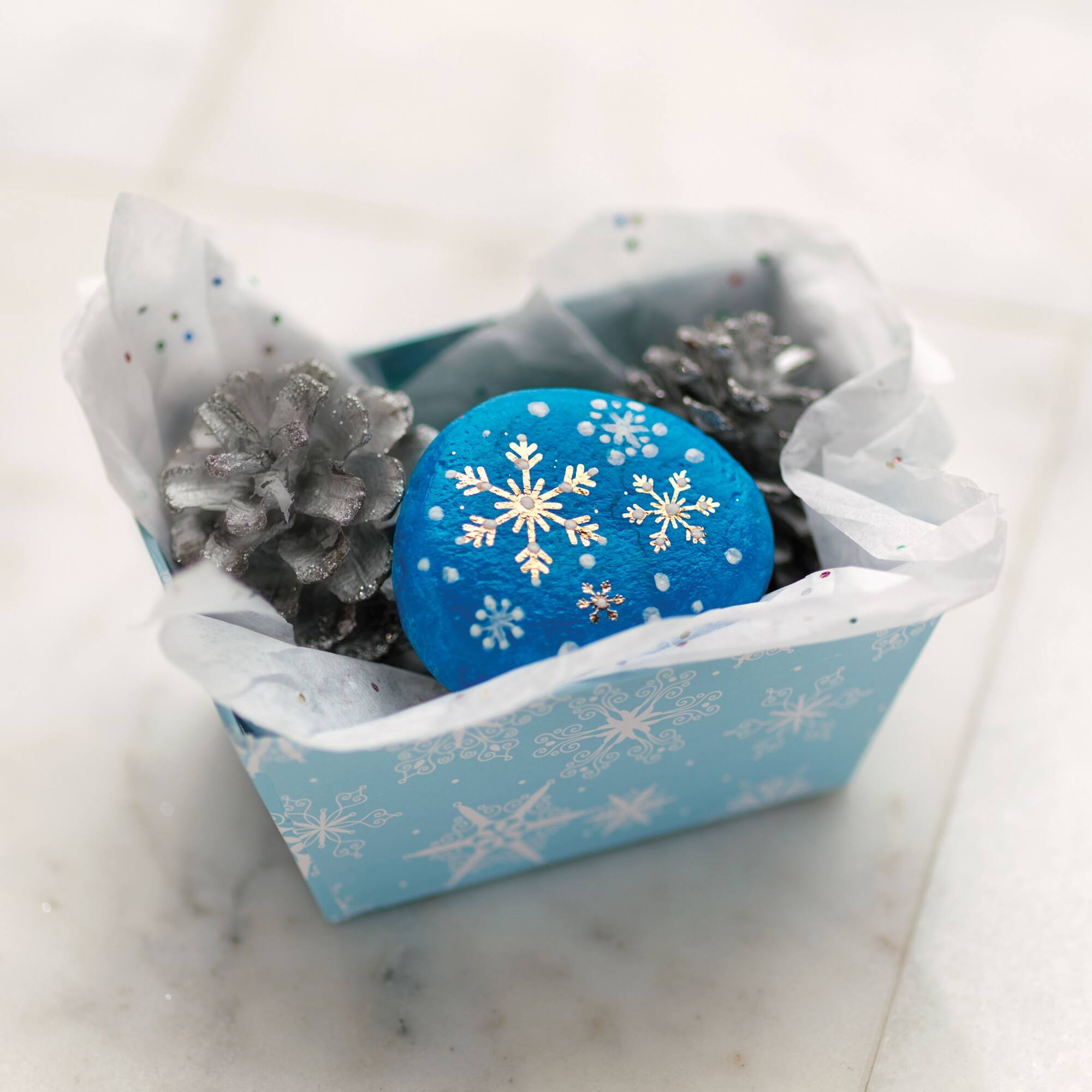 Creativity for Kids® Holiday Hide & Seek Rock Painting Kit